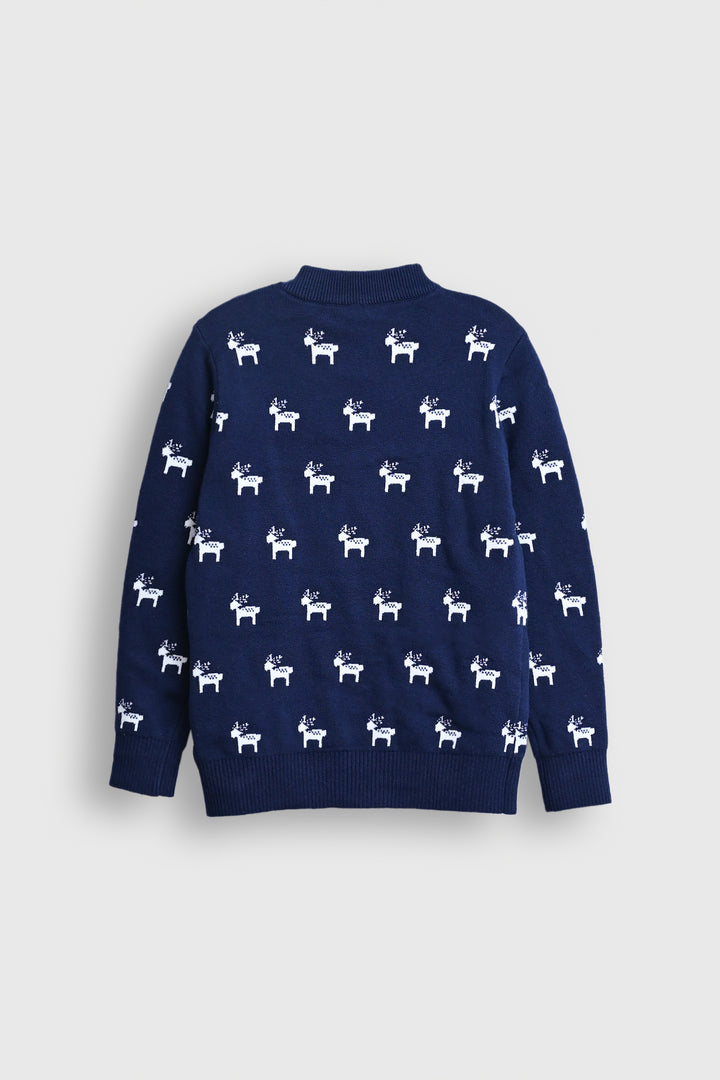 Winter Reindeer Knit – Navy Holiday Edition Reality