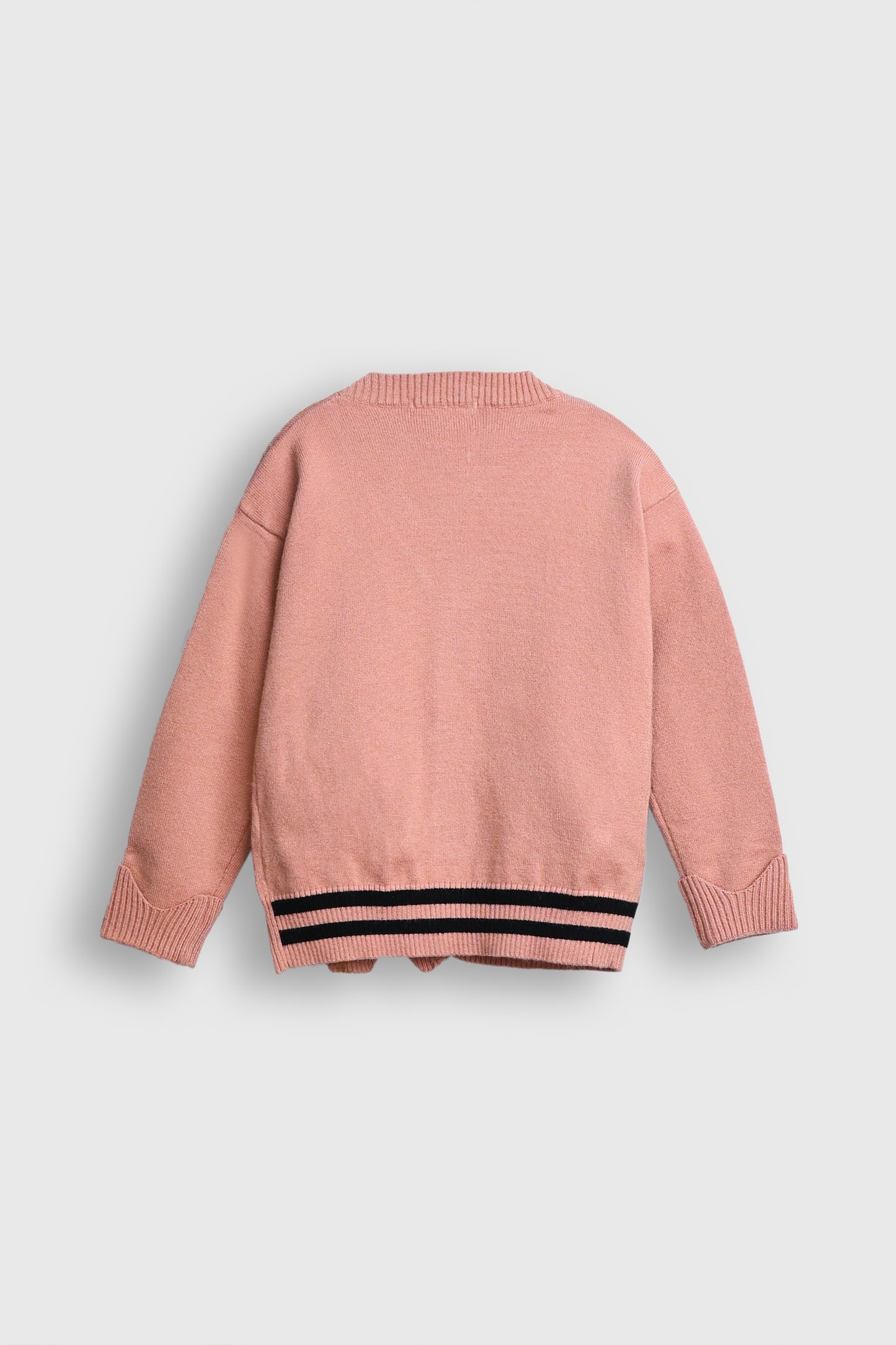 Blush Edge V-Neck Cardigan Reality