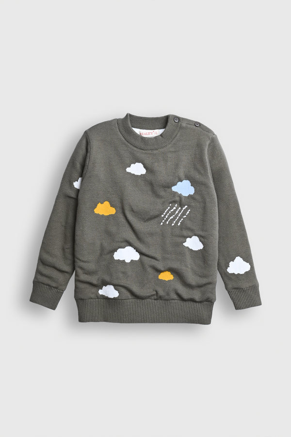 Rainy Day Cloud Knit – Stormy Grey Reality