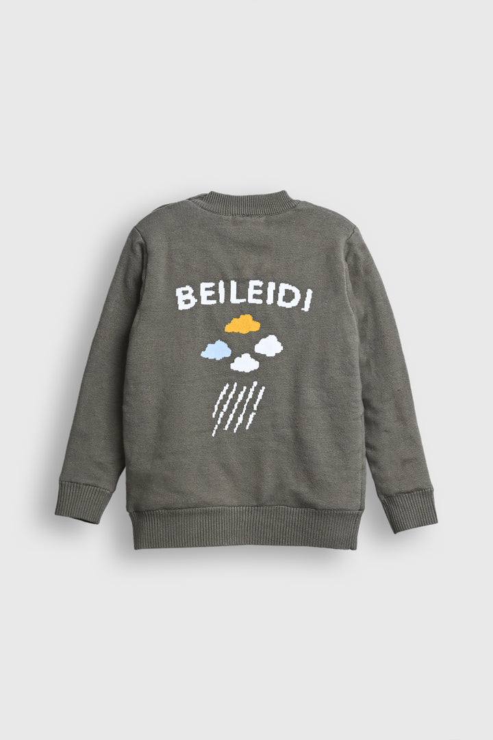 Rainy Day Cloud Knit – Stormy Grey Reality