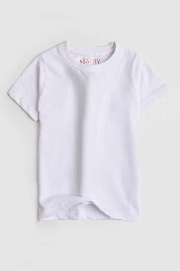 BOYS WHITE T-SHIRT Reality