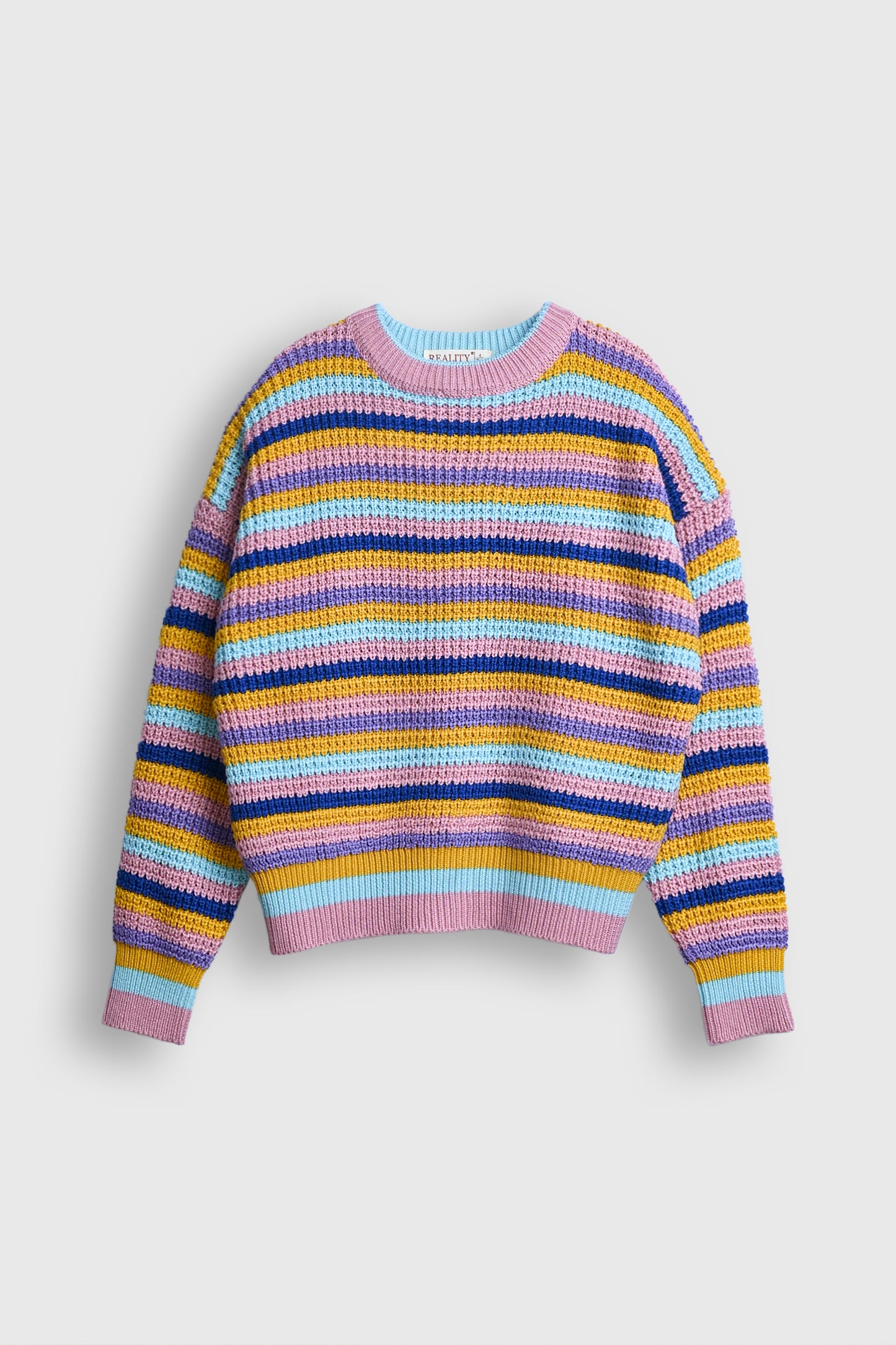 Candy Stripes Knit Sweater Reality