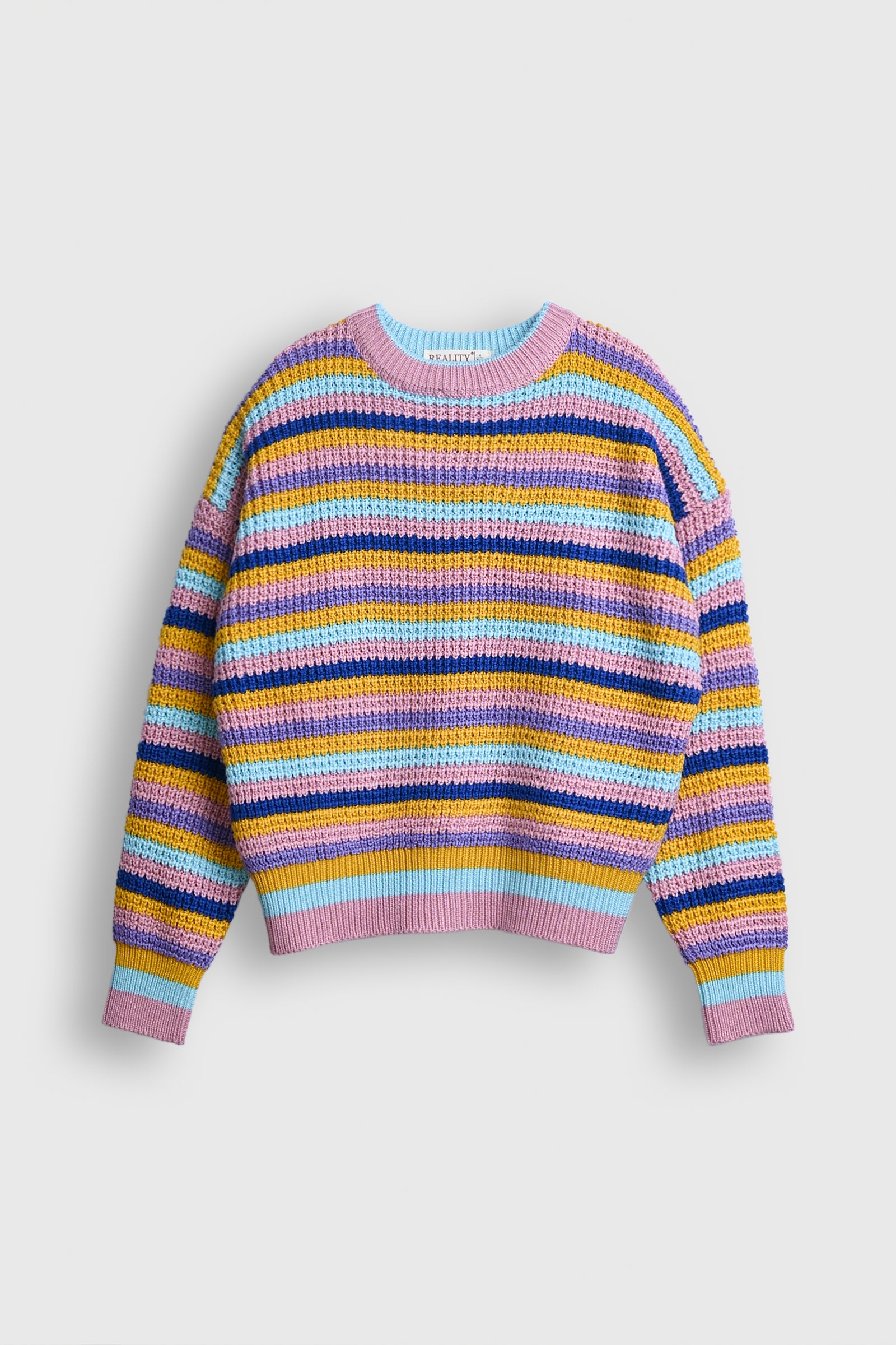Candy Stripes Knit Sweater Reality