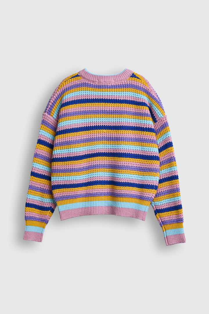 Candy Stripes Knit Sweater Reality
