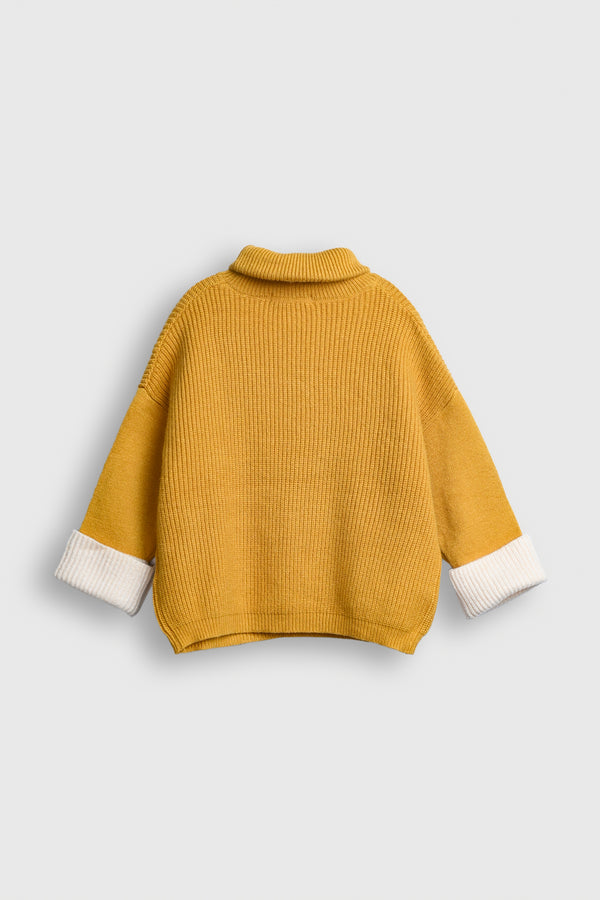 Brooklyn Owl Turtleneck Sweater Reality