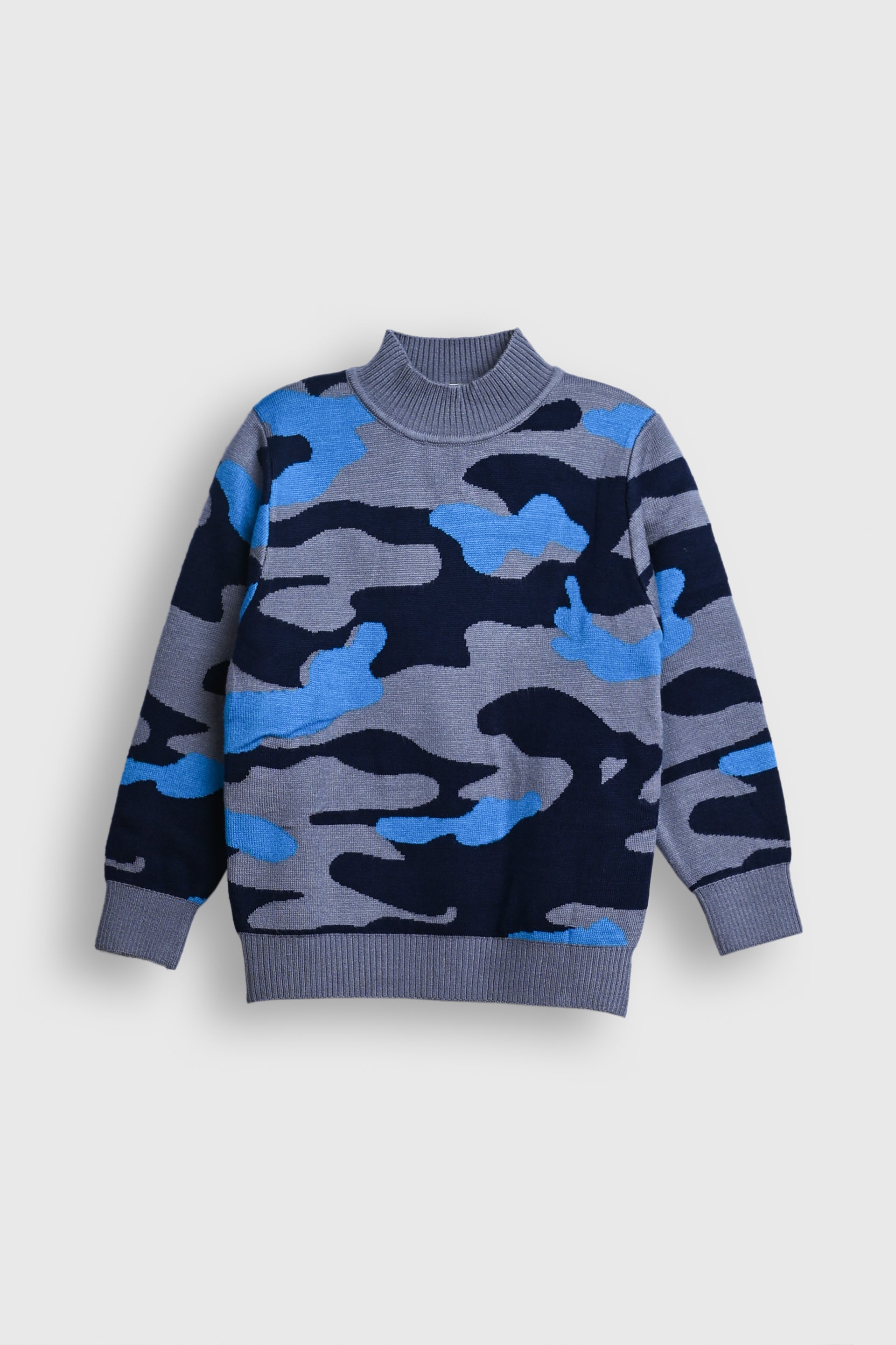 Blue Camo Knit – Stealth in Style Reality