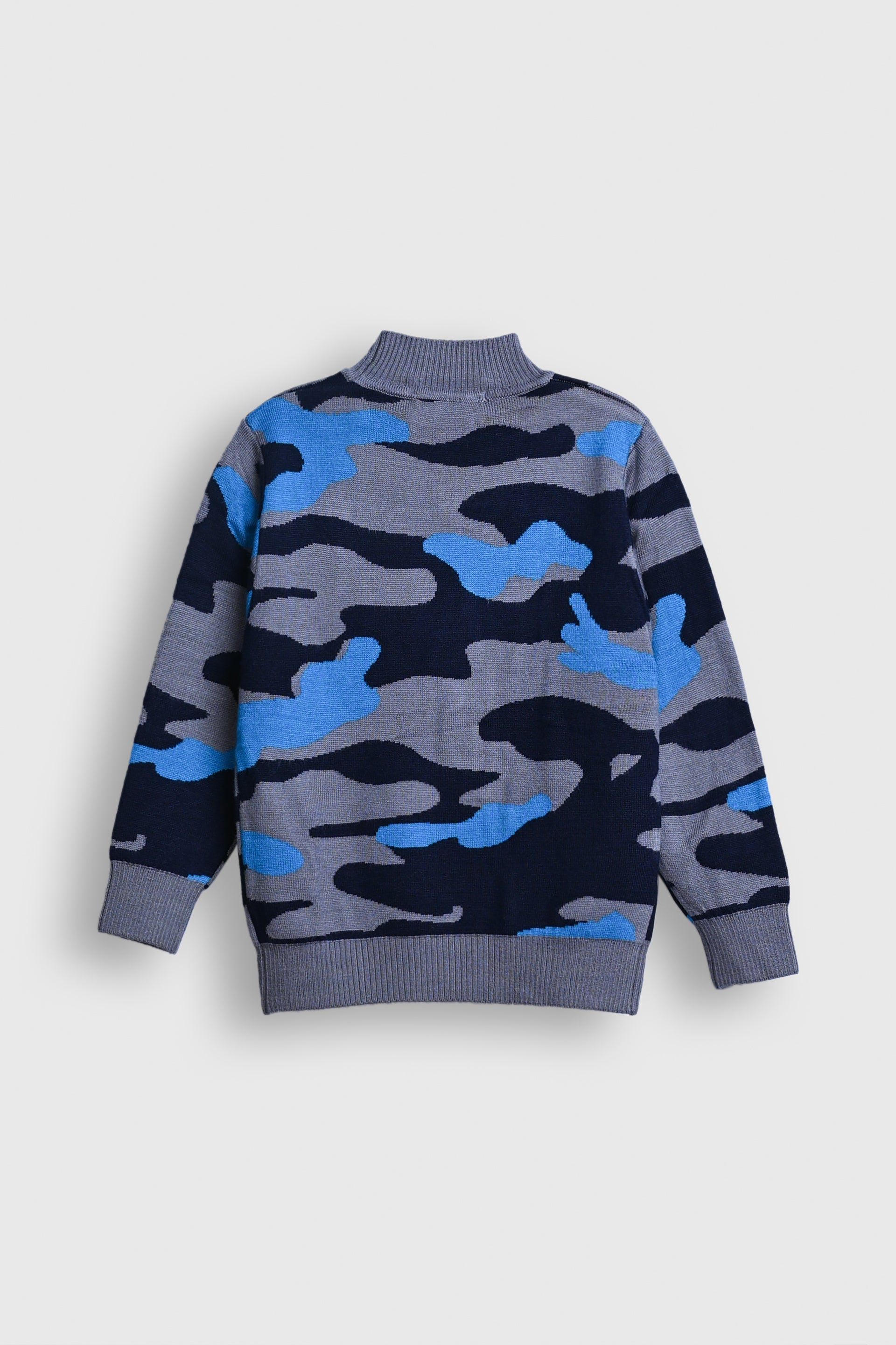 Blue Camo Knit – Stealth in Style Reality