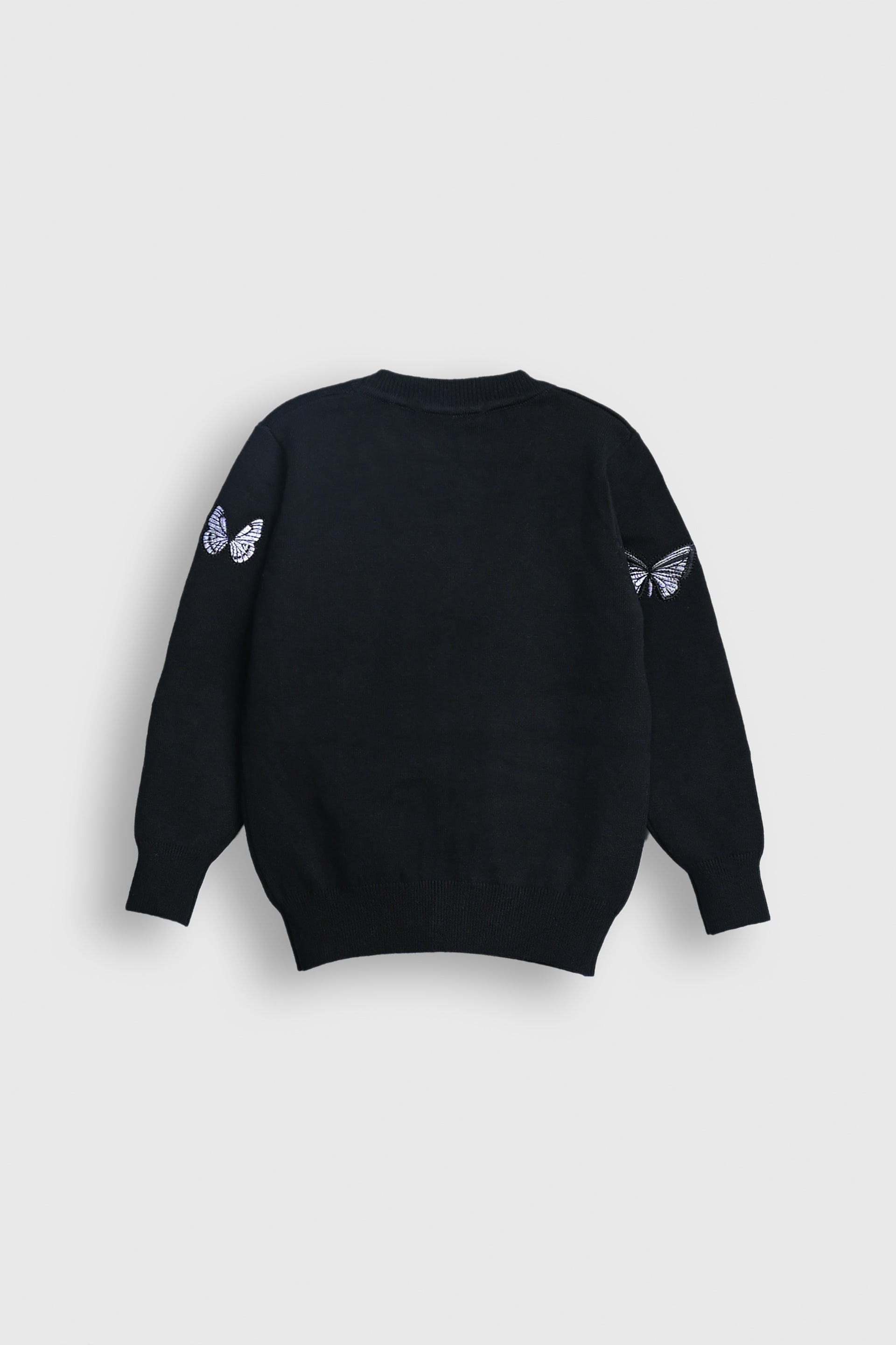 Midnight Flutter Button-Up Cardigan Reality