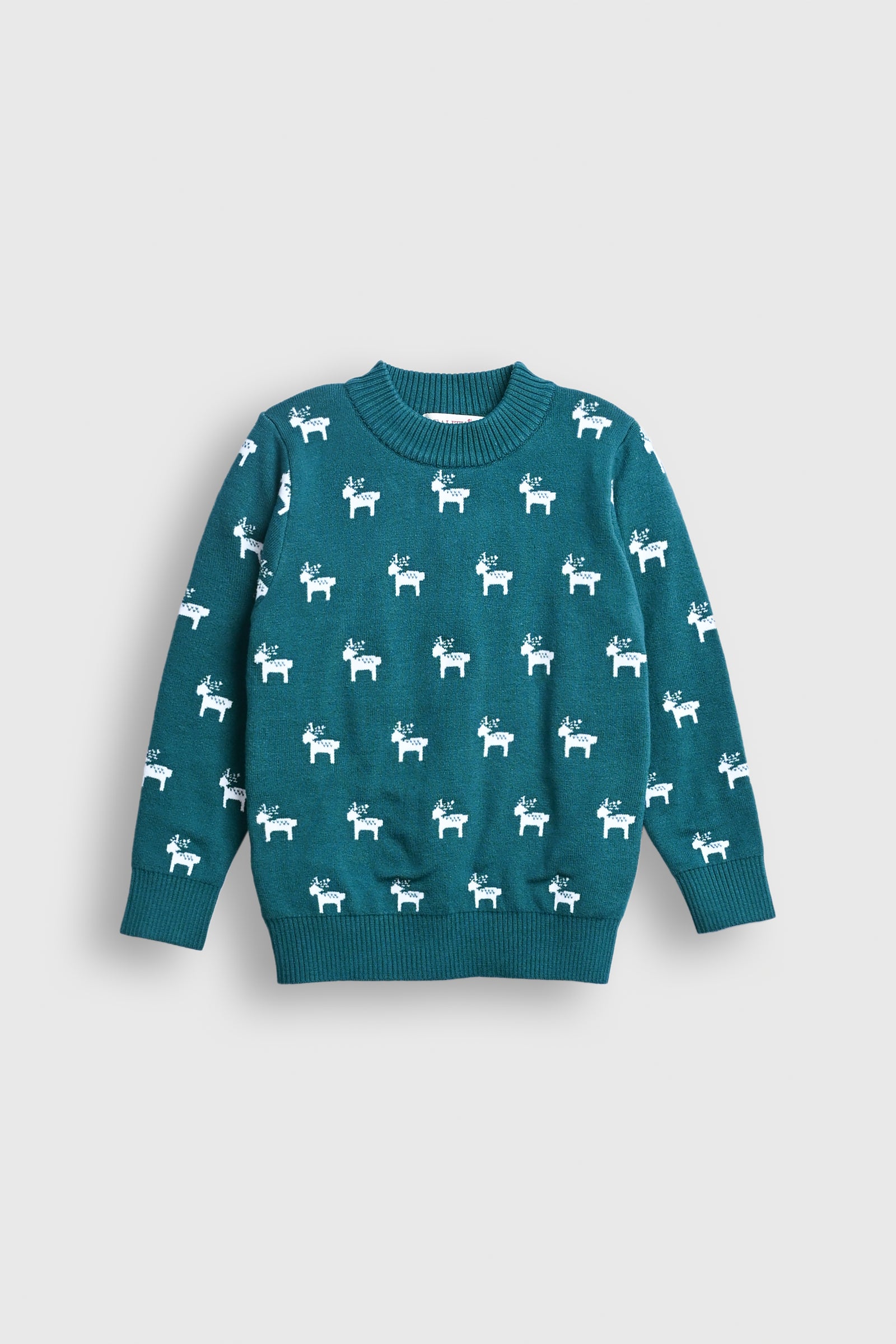 Evergreen Dash – Reindeer Knit Sweater Reality