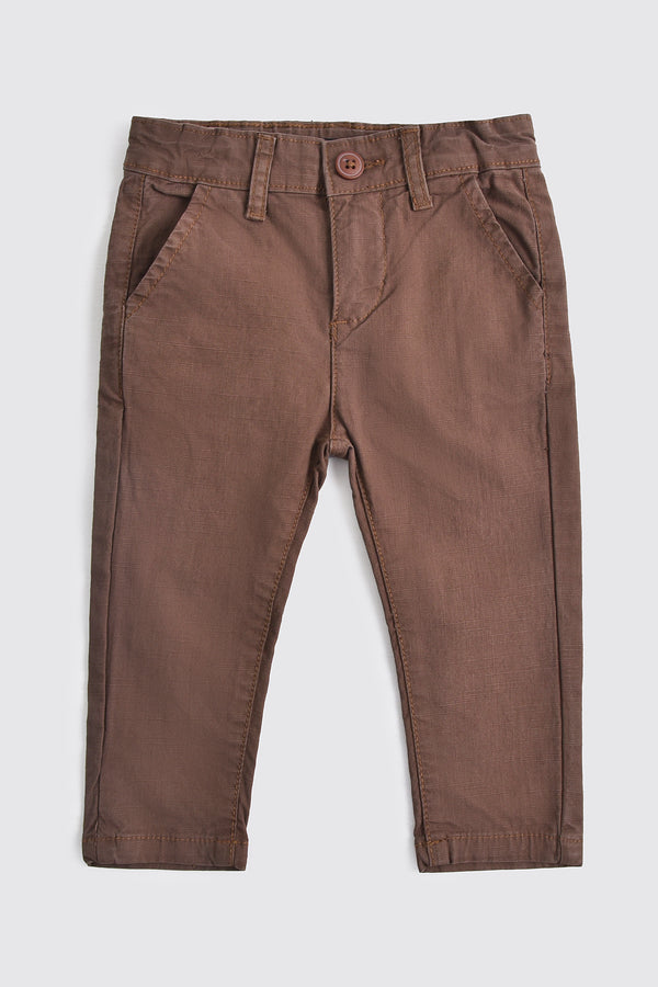 Charcoal Casual Cotton Pant