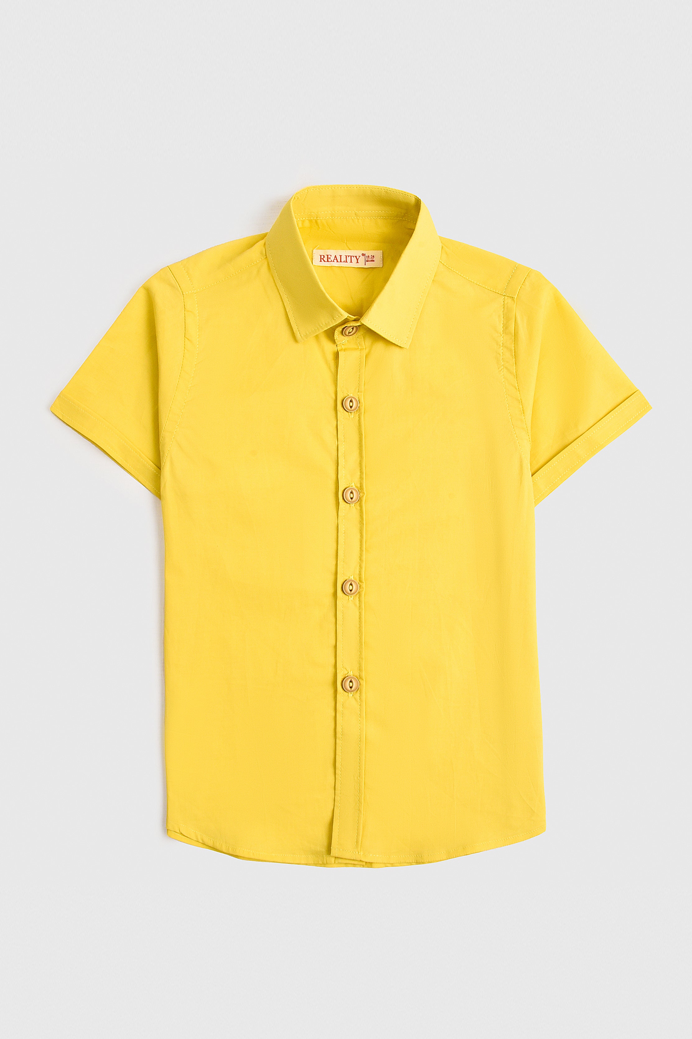 Yellow Classic Casual Shirt (3-24M) Reality