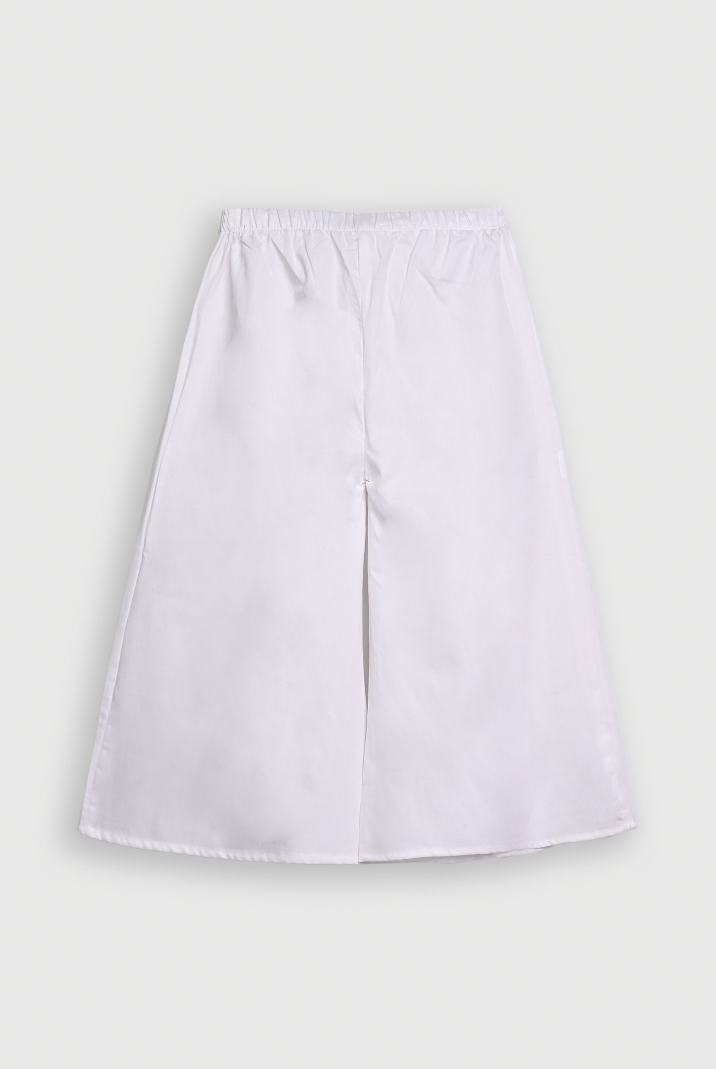 WHITE GAUCHO PANTS