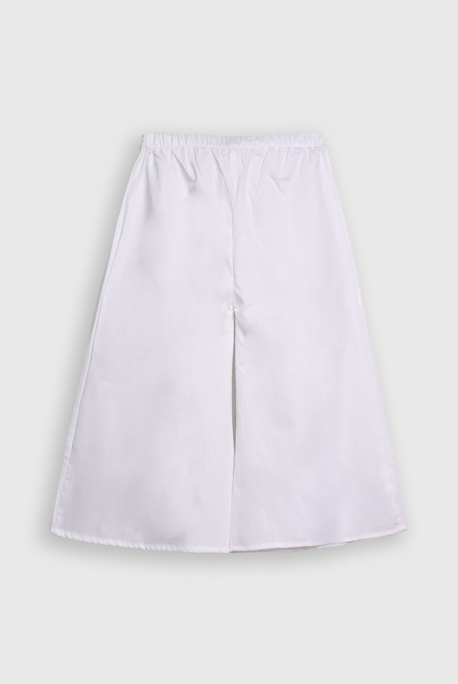 WHITE GAUCHO PANTS
