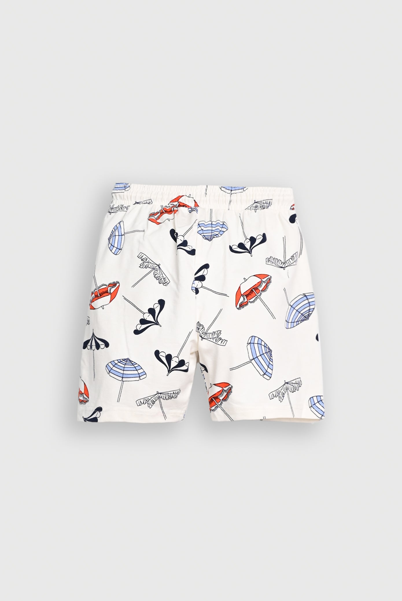 PRINTED WHITE SHORTS Reality
