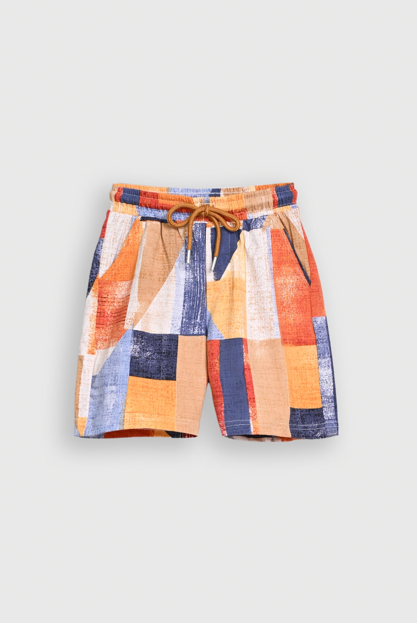 PRINTED ORANGE SHORTS Reality