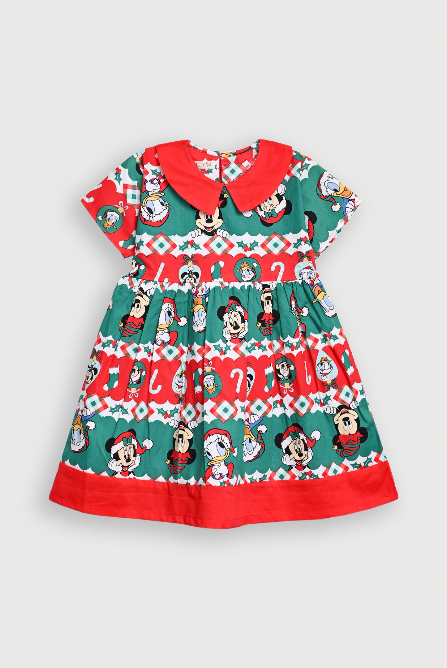 GREEN HAPPY HUES FROCK