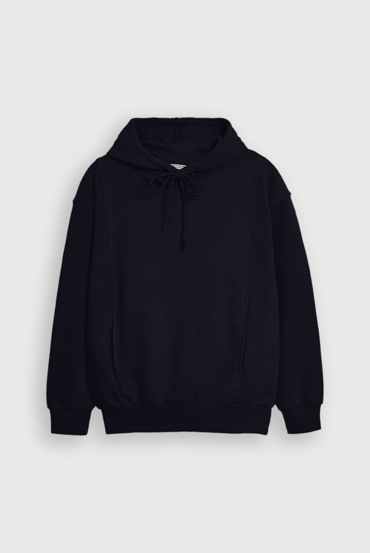 PANNEL MEN BLACK HOODIE Reality