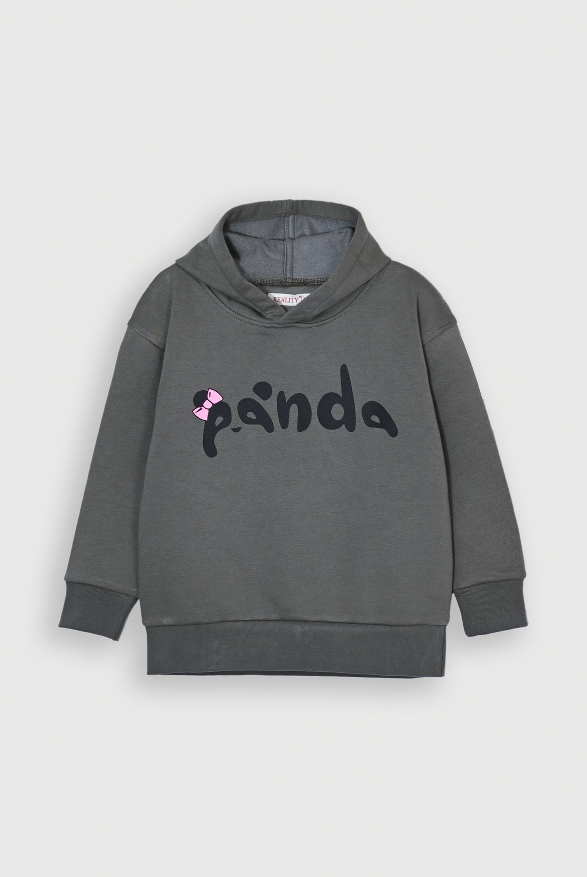 GIRL PANDA GRAPHIC OLIVE HOODIE REALITY