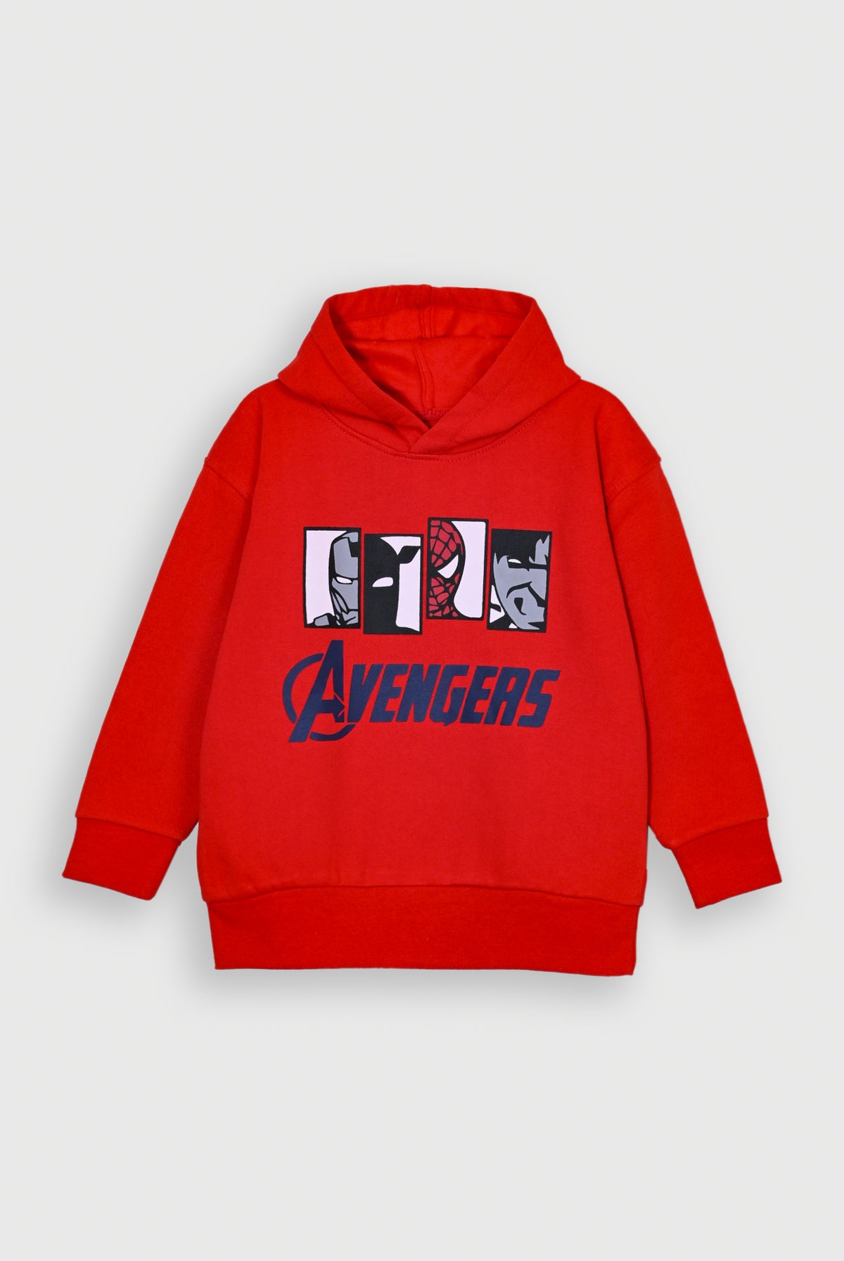 BOY AVENGERS GRAPHIC RED HOODIE Reality