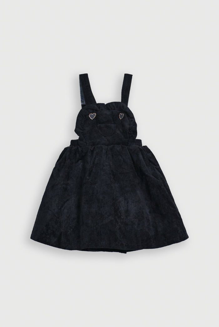 GIRL FANCY BLACK FROCK