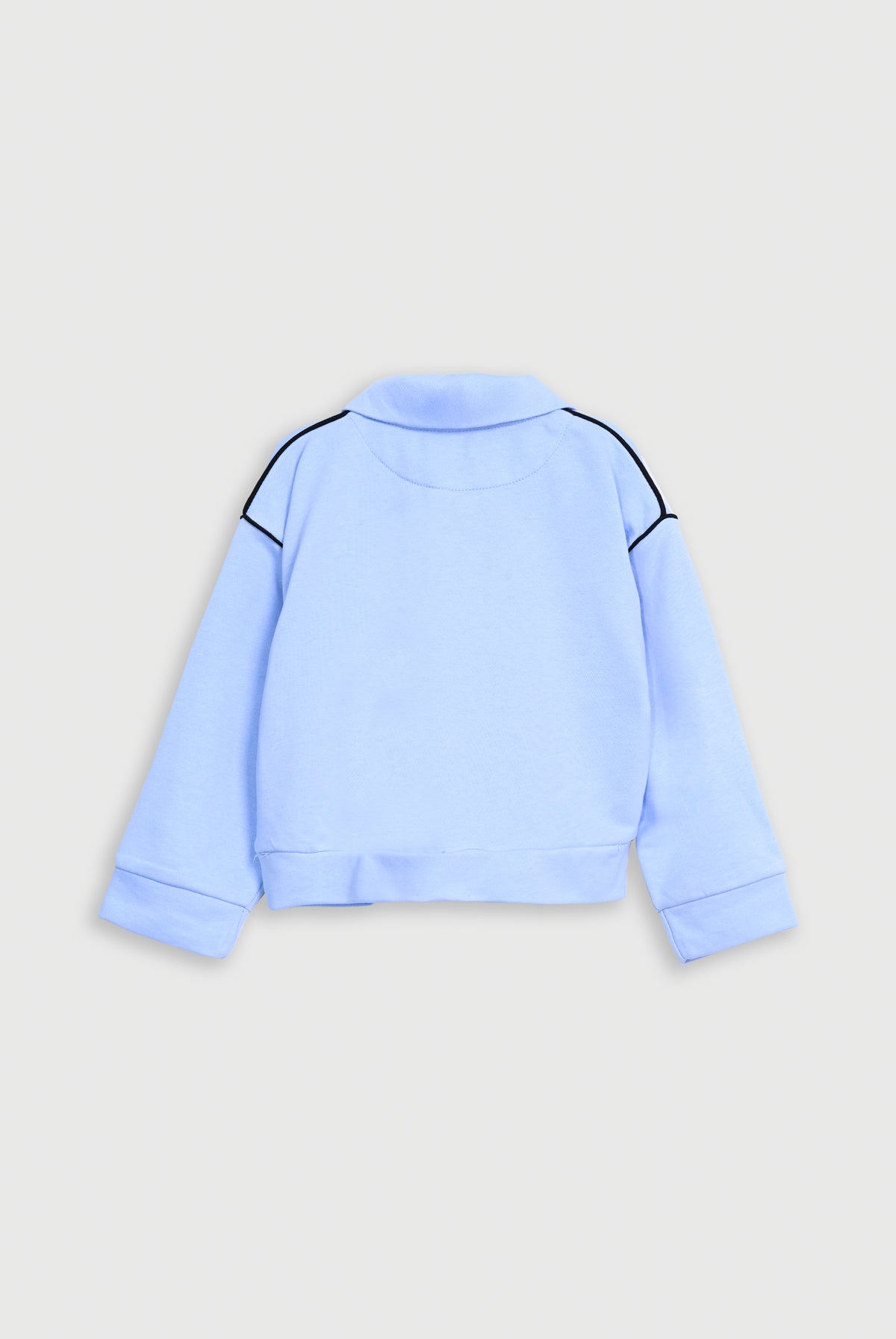 GIRL SKY HALF ZIPPER MOCK NECK REALITY
