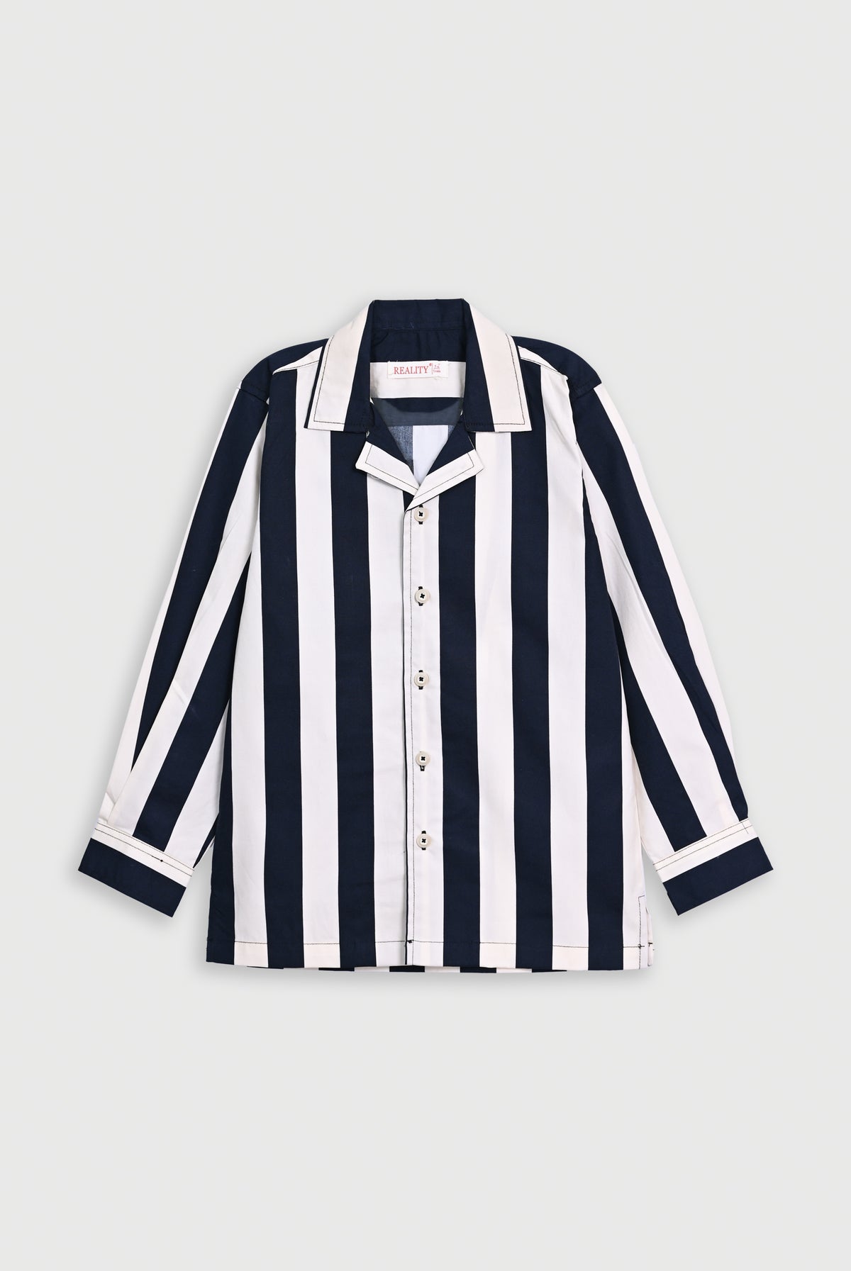 BOY TEXTURE BUTTON CREAM SHIRT Reality