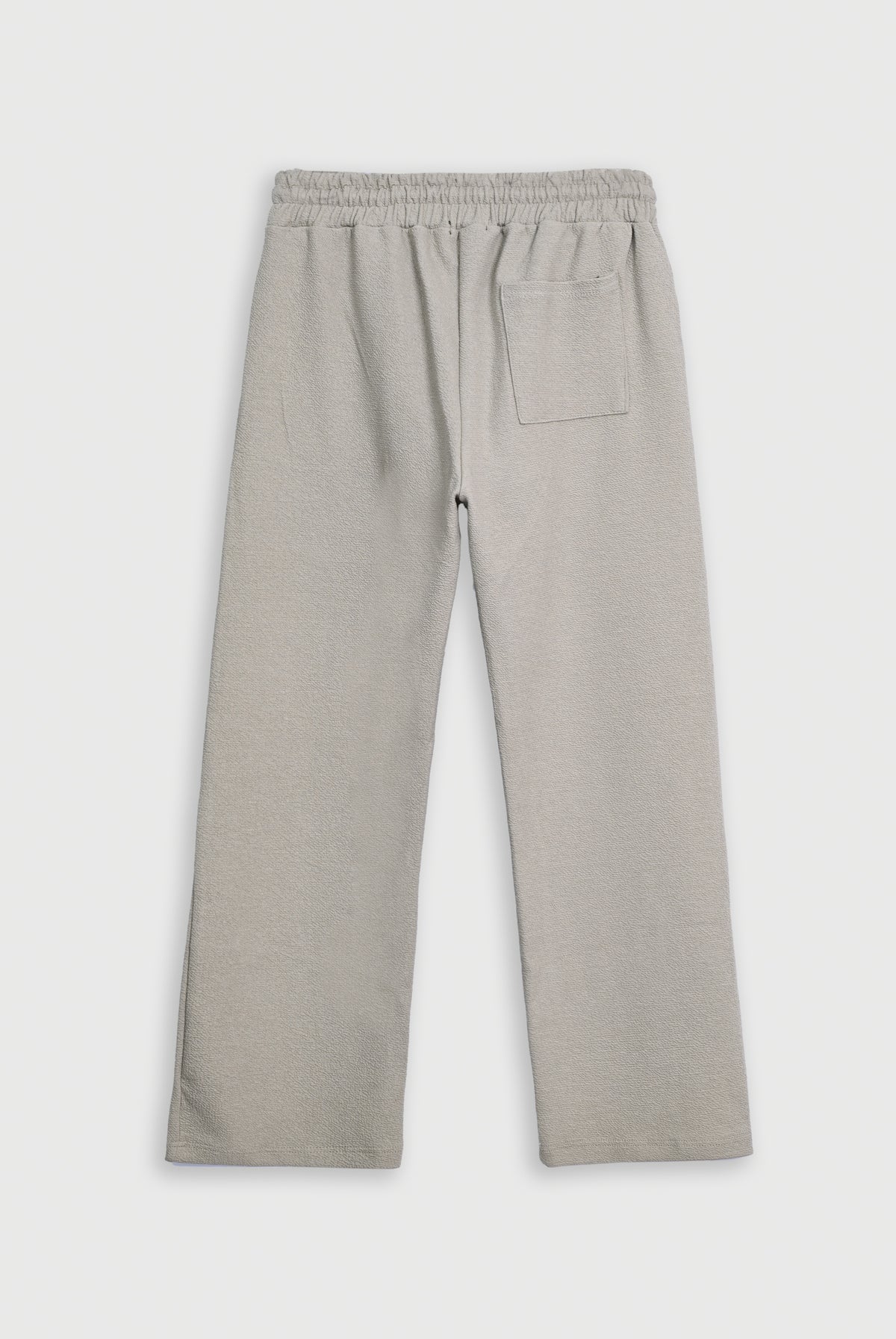 MEN TEXTURED FLEECE LIGHT GREEN TROUSER Reality