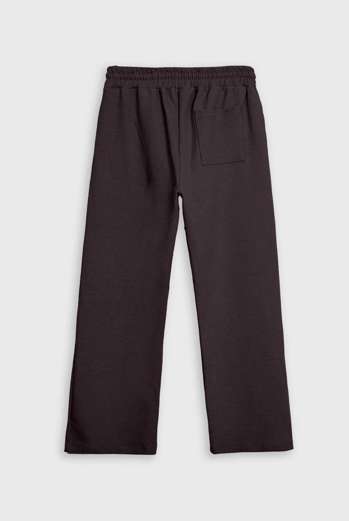 MEN DENIM FLEECE BROWN TROUSER Reality