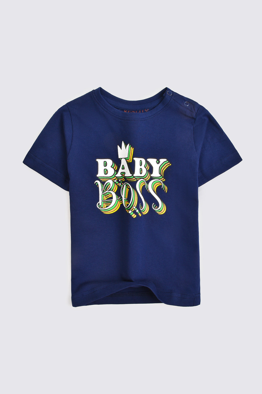 Baby Boss Navy Blue T-Shirt Reality