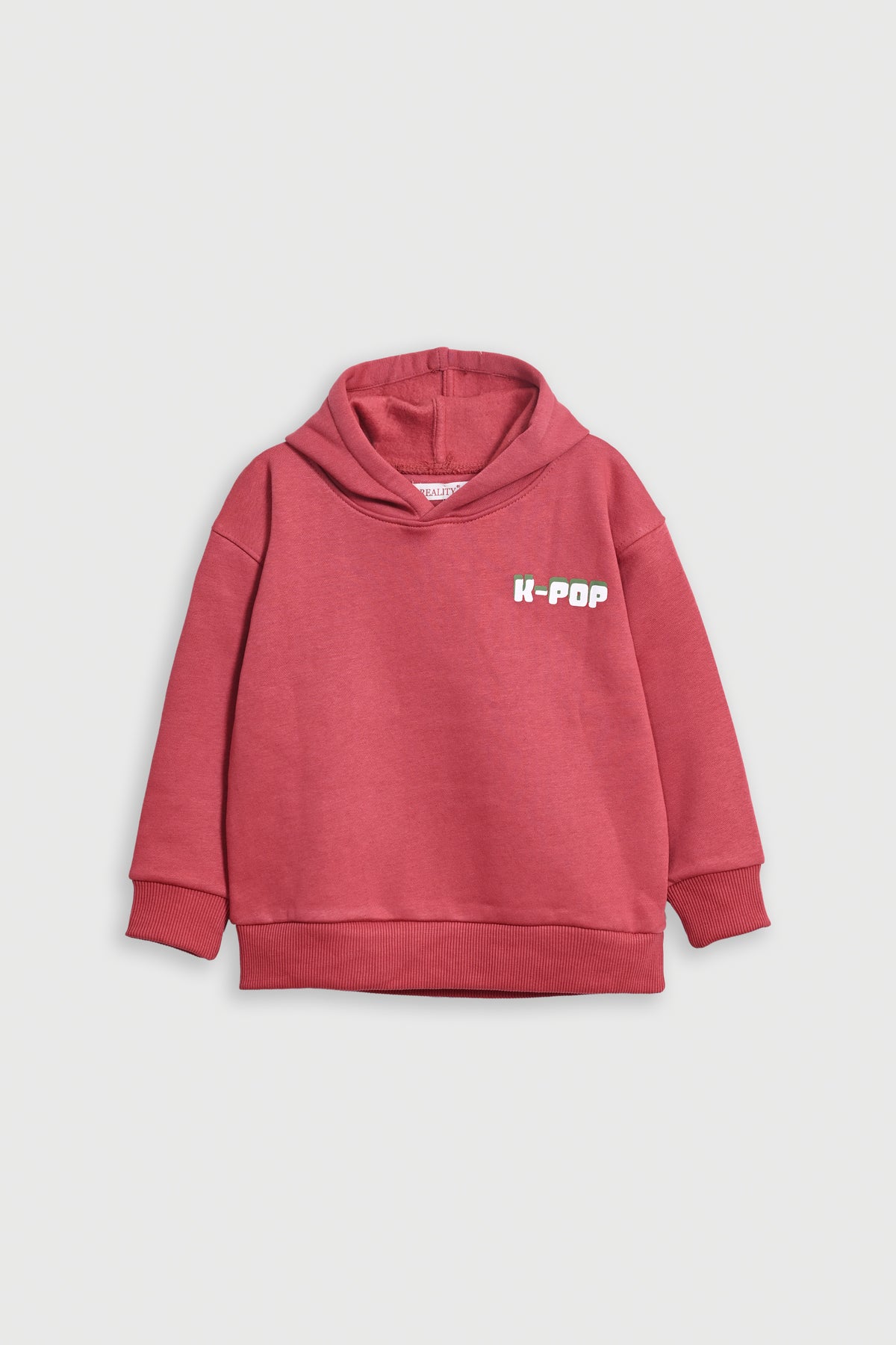 GIRL K-POP RUST HOODIE REALITY