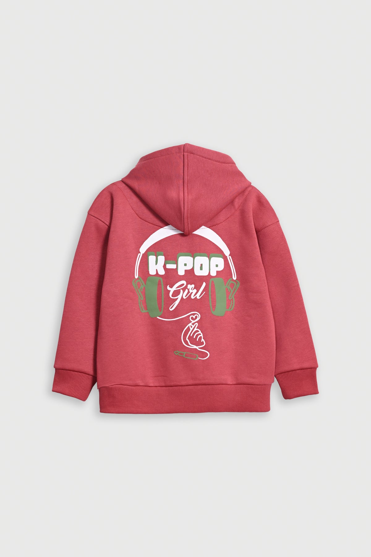 GIRL K-POP RUST HOODIE REALITY