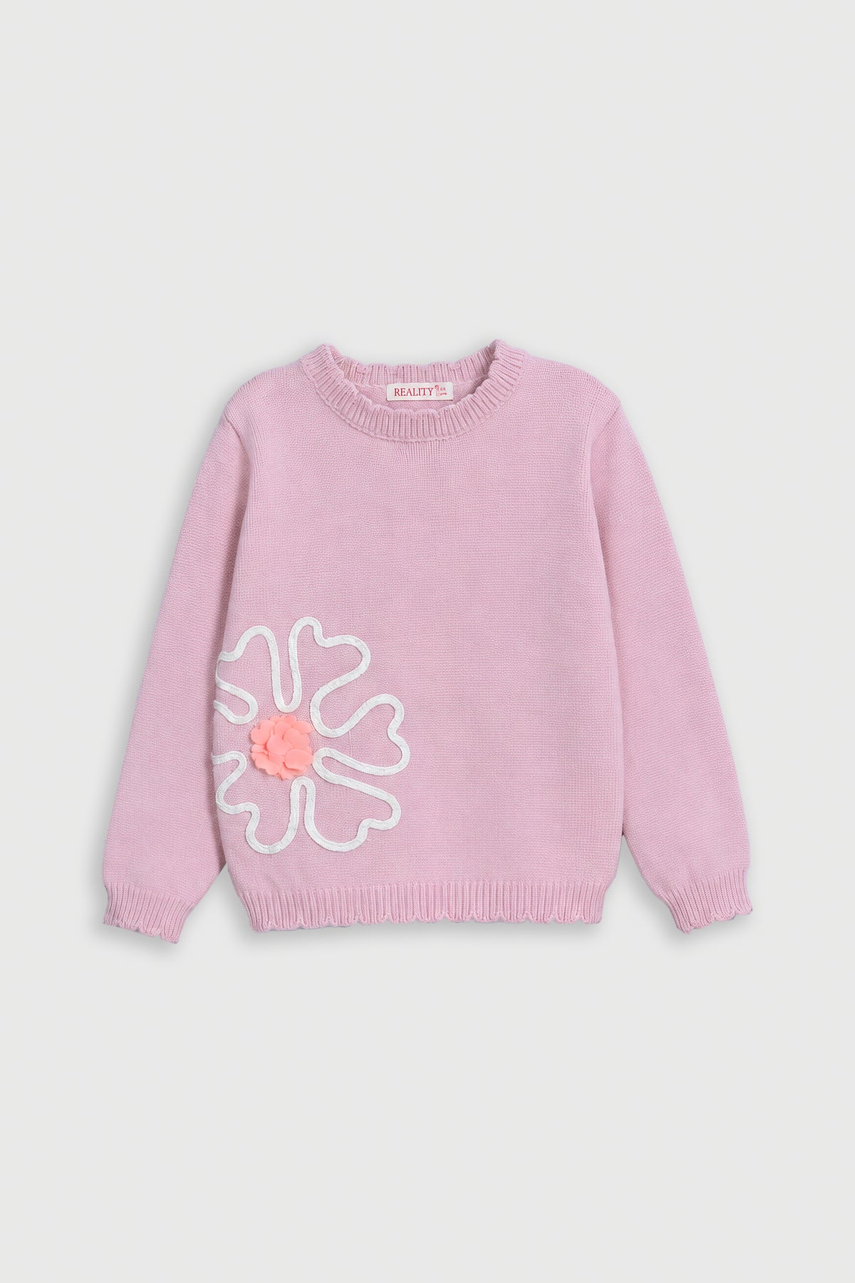 GIRLS PEACH SWEATER Reality