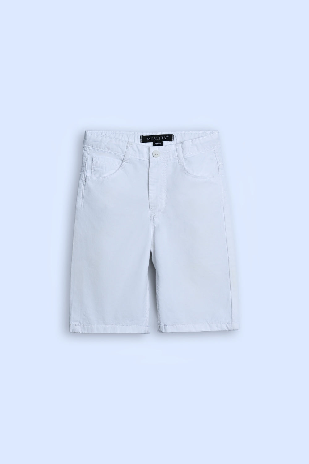 BOYS COTTON WHITE SHORT Reality