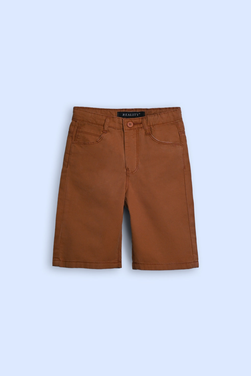 BOYS COTTON BROWN SHORT Reality