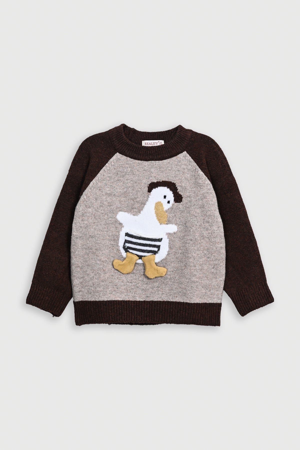 GIRL'S KHAKI SWEATER Reality