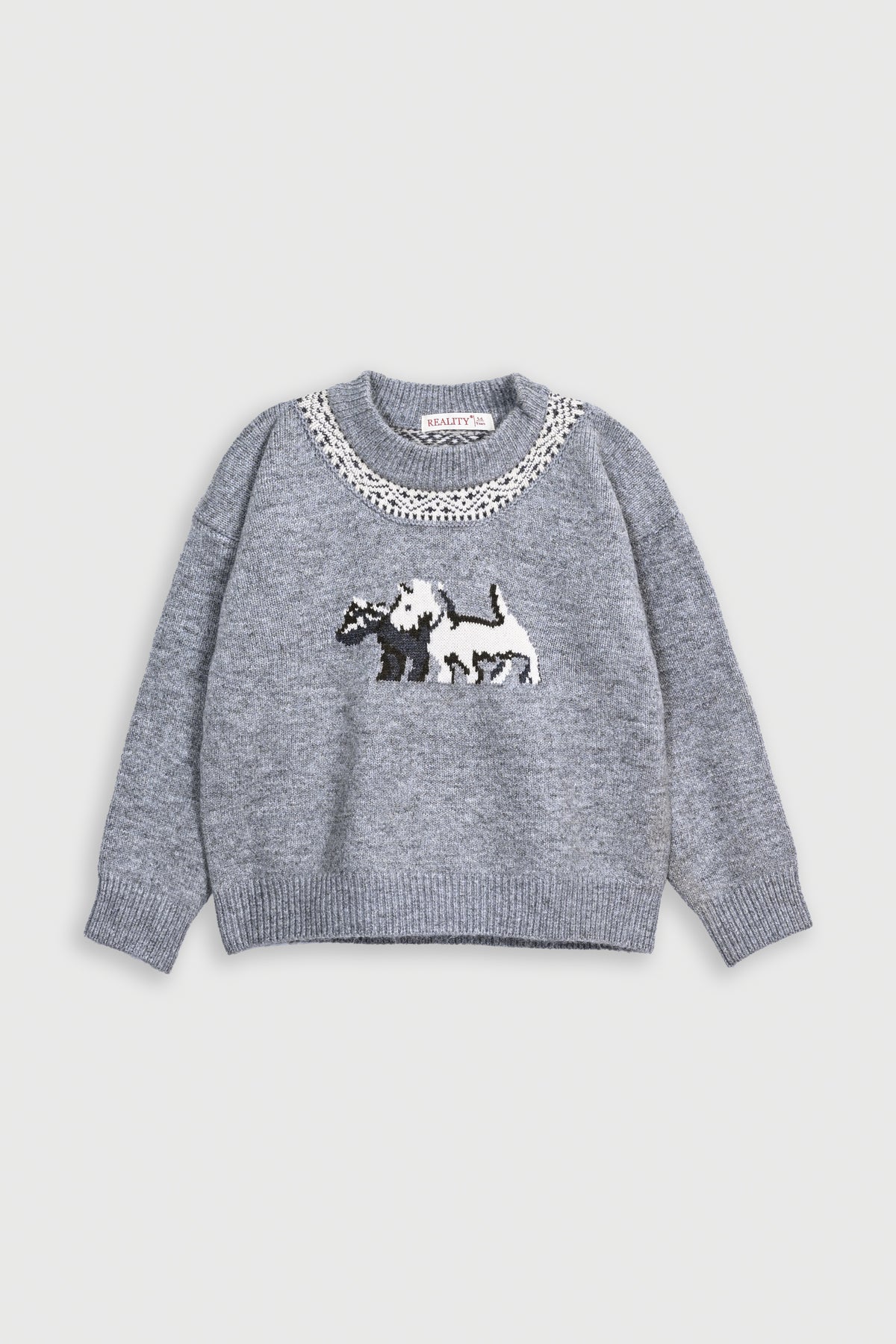 GIRL'S GRAY SWEATER Reality