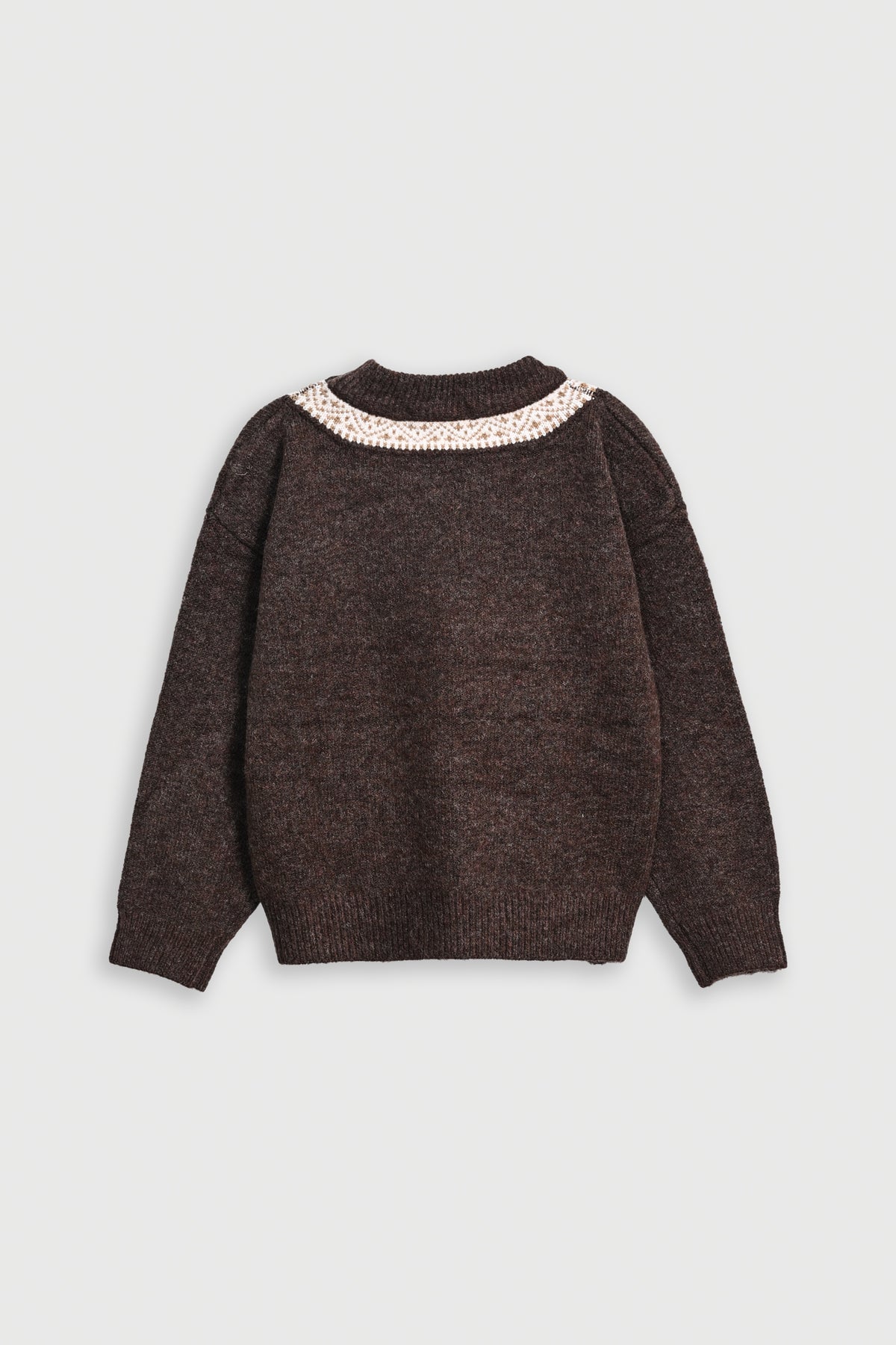 GIRL'S BROWN SWEATER Reality