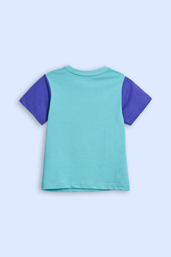 GIRLS SEA GREEN T-SHIRT REALITY