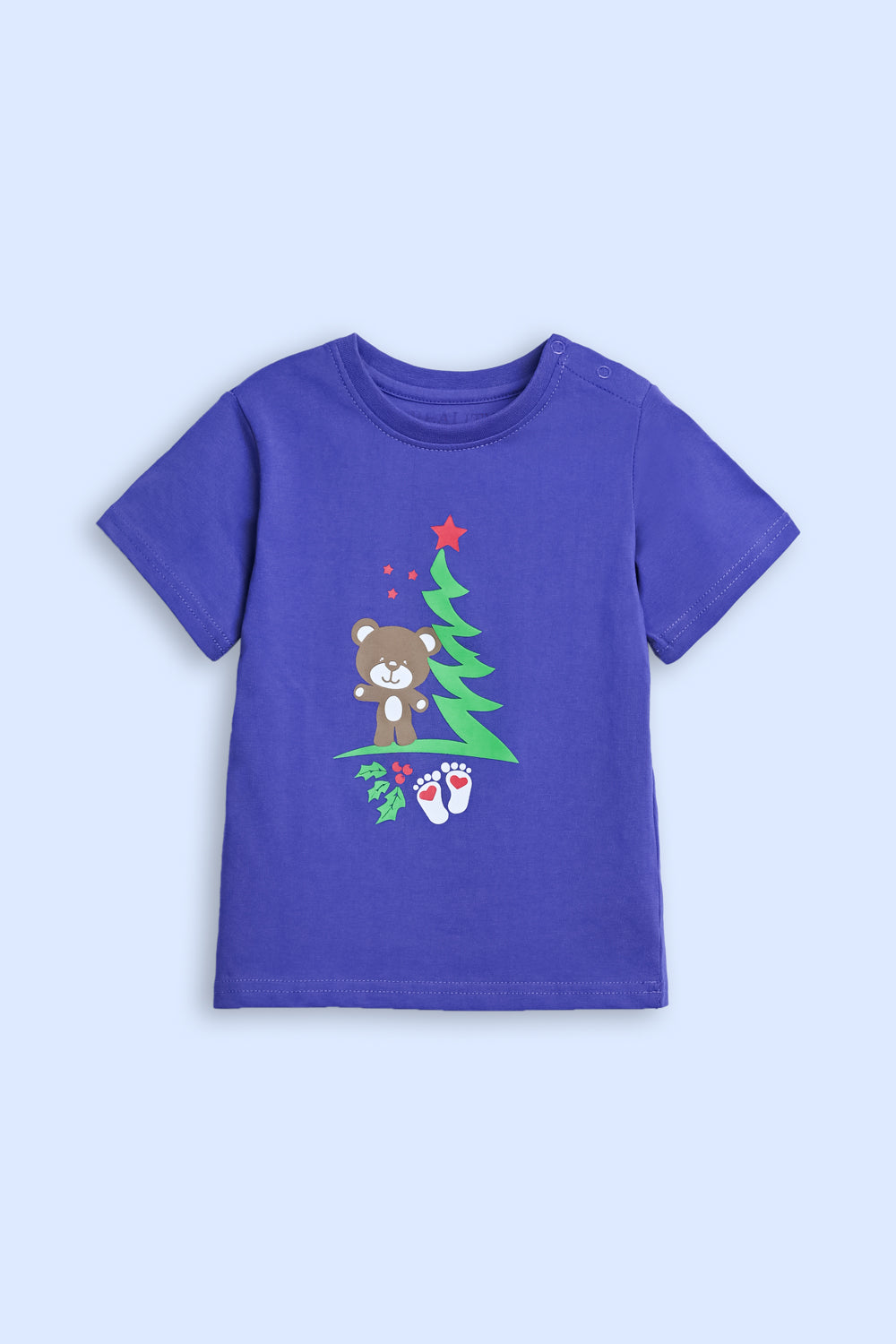 BEAR WITH TREE PURPLE T-SHIRT REALITY