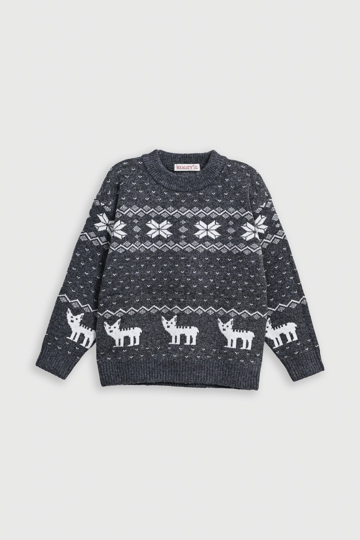 GIRL'S GRAY SWEATER Reality
