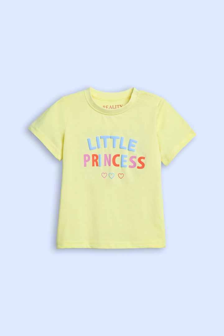 GIRLS YELLOW T-SHIRT REALITY
