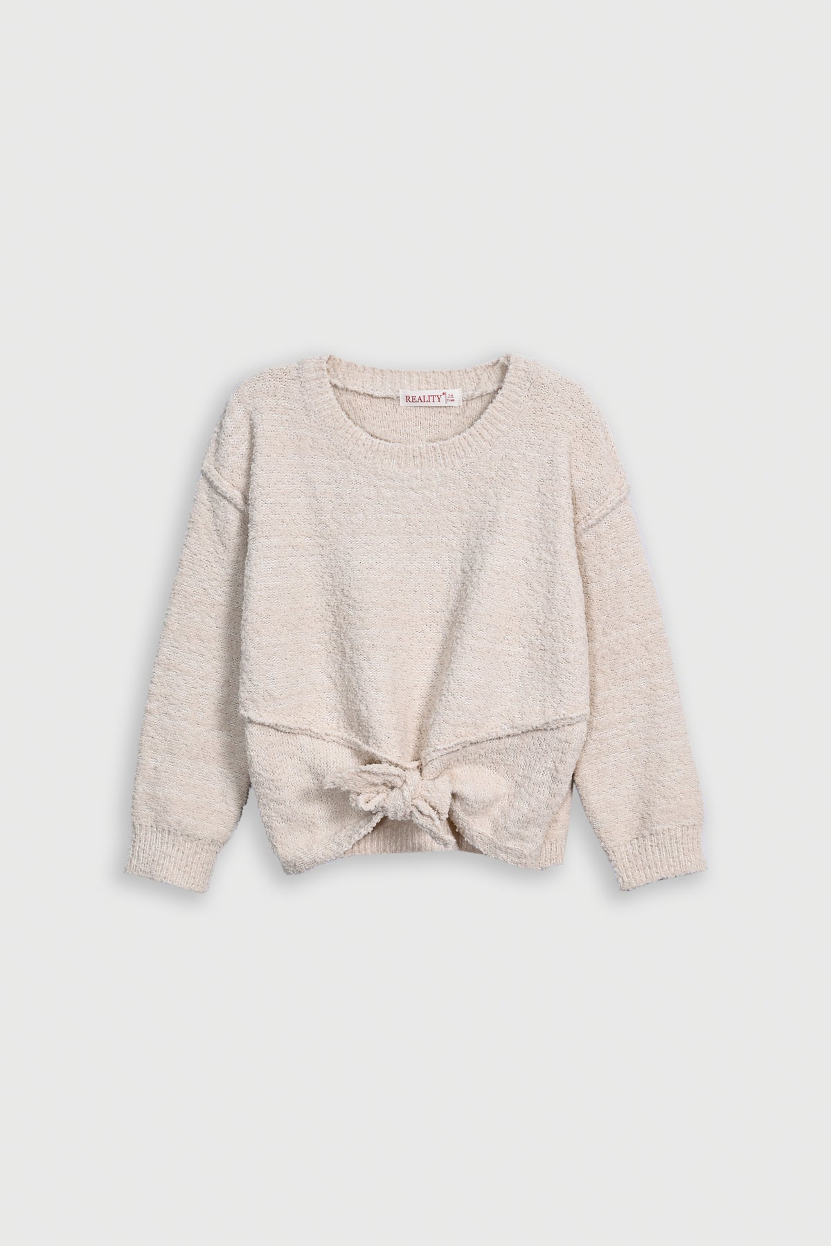 GIRL'S BEIGE SWEATER Reality