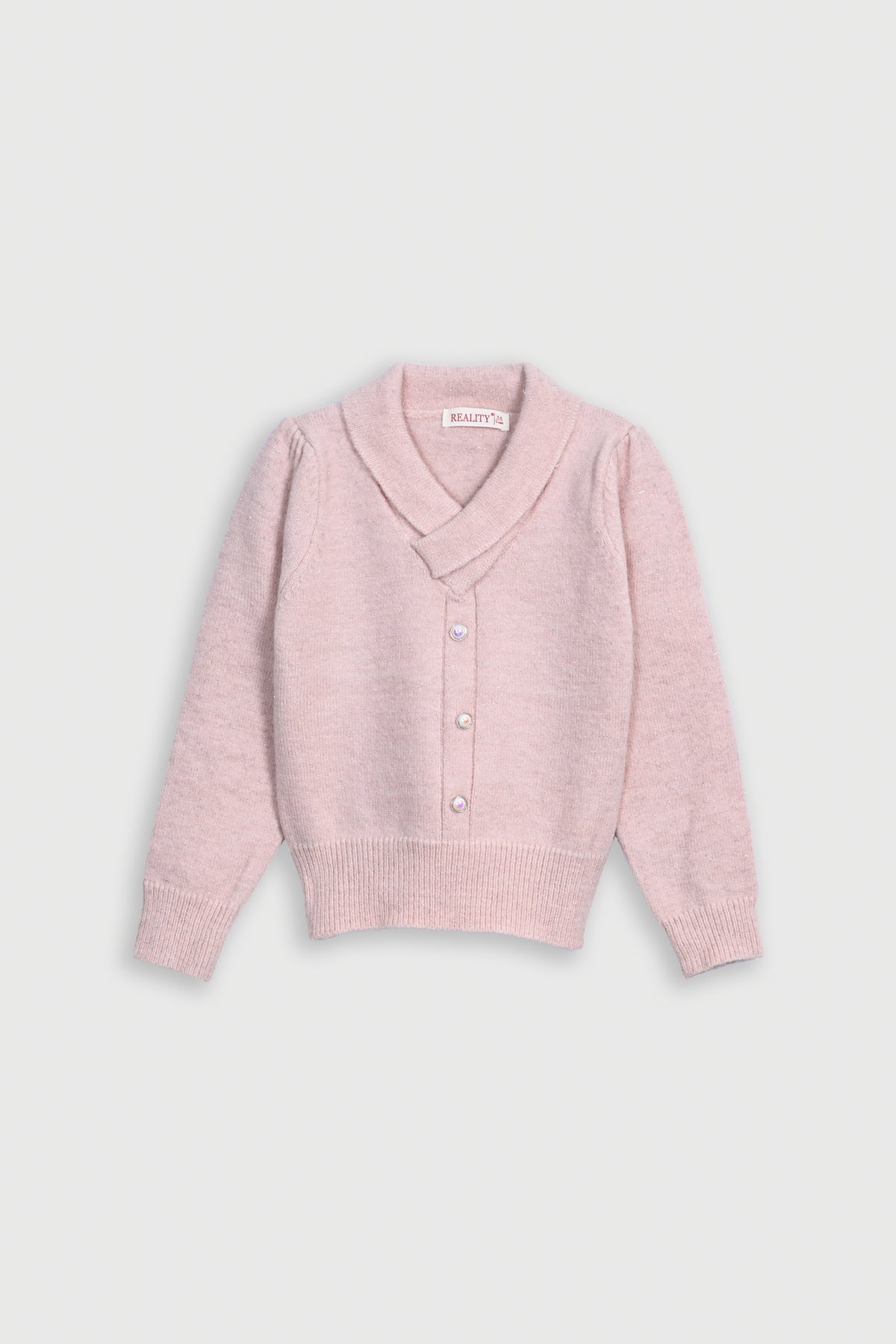 GIRL'S PEACH SWEATER Reality
