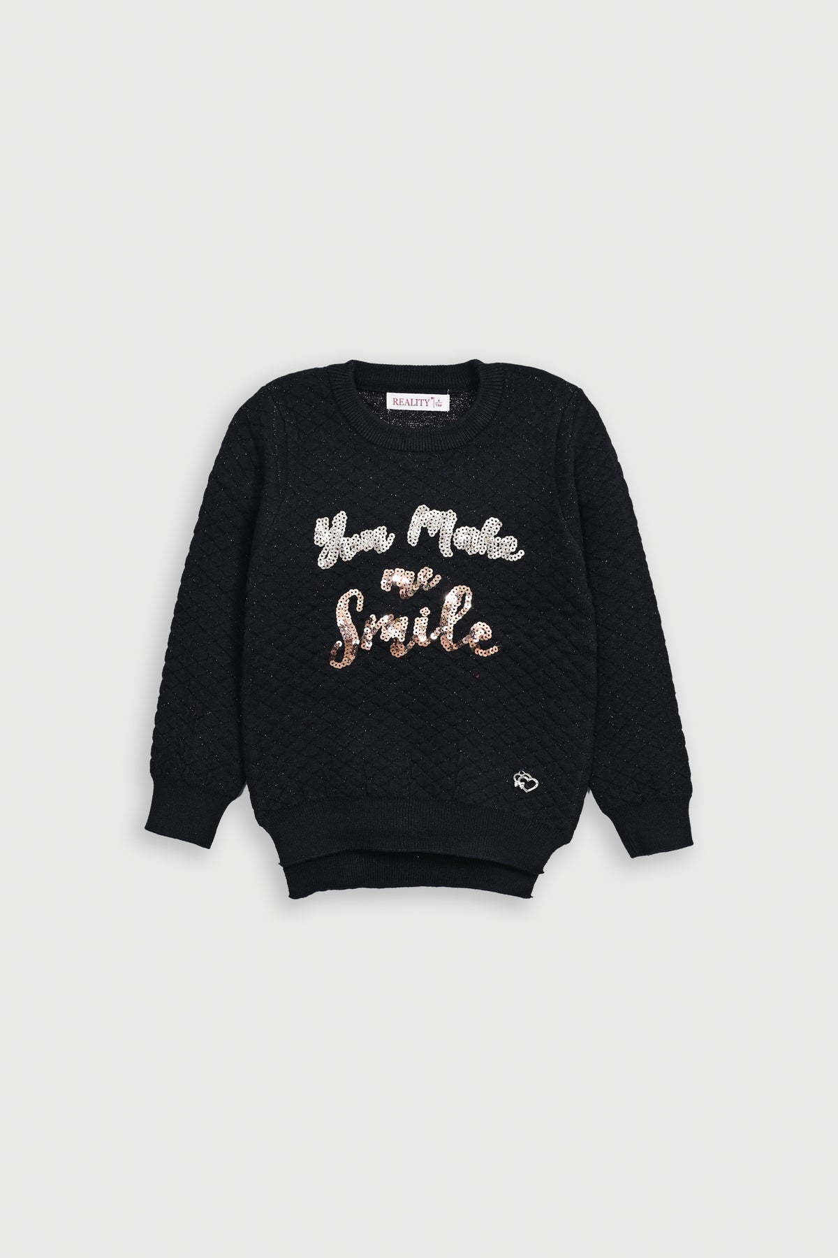 GIRL'S BLACK SWEATER Reality