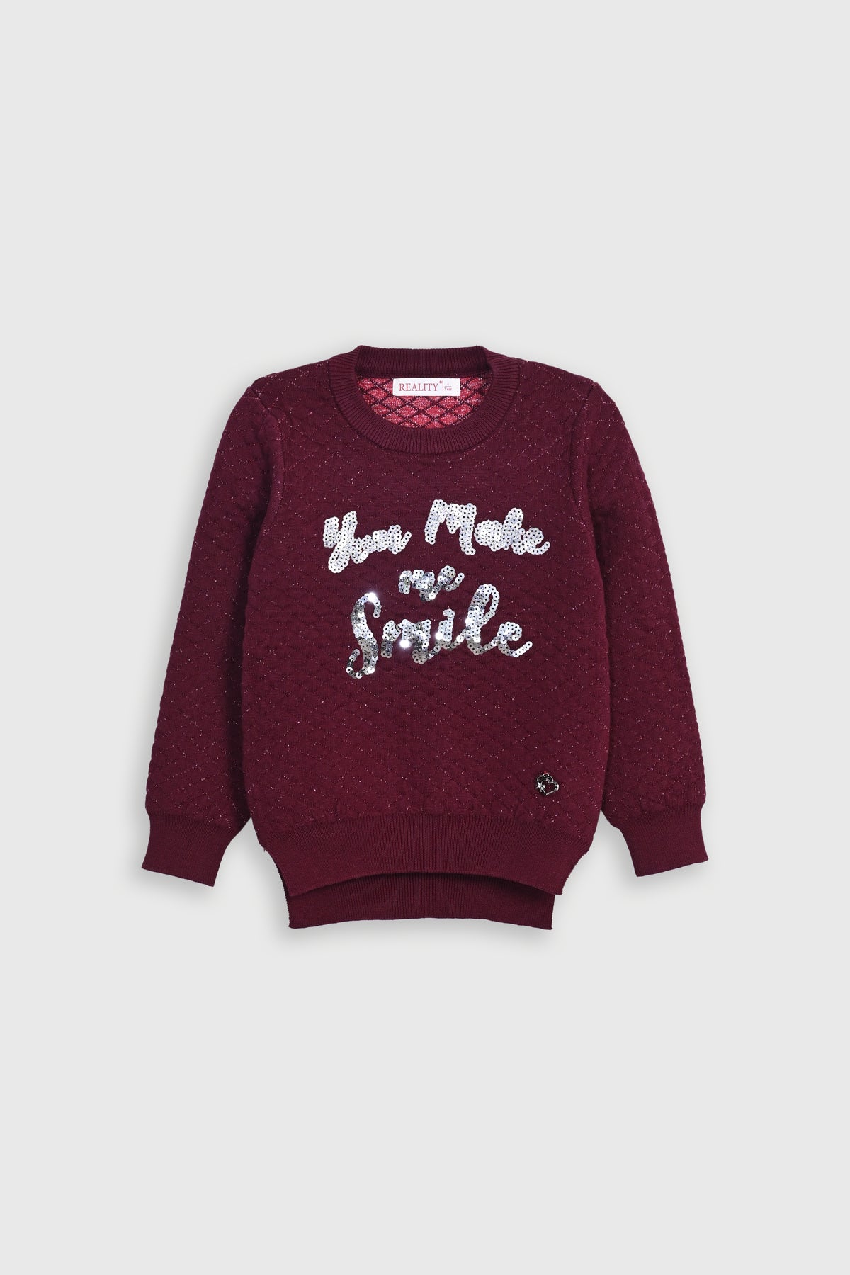 GIRL'S MEHROON SWEATER Reality