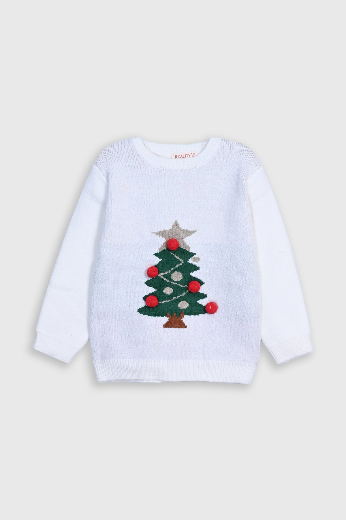 GIRL'S WHITE SWEATER Reality