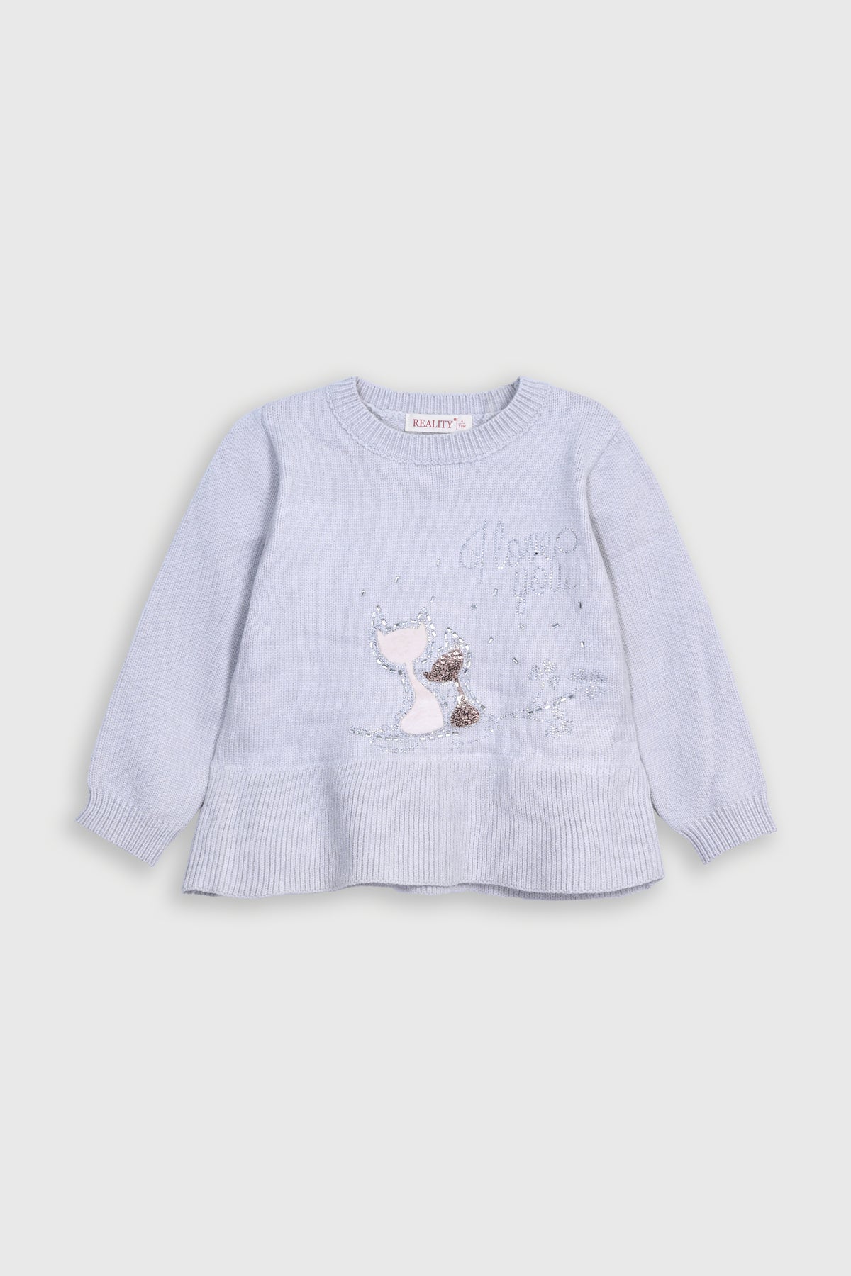 GIRL'S GRAY SWEATER Reality