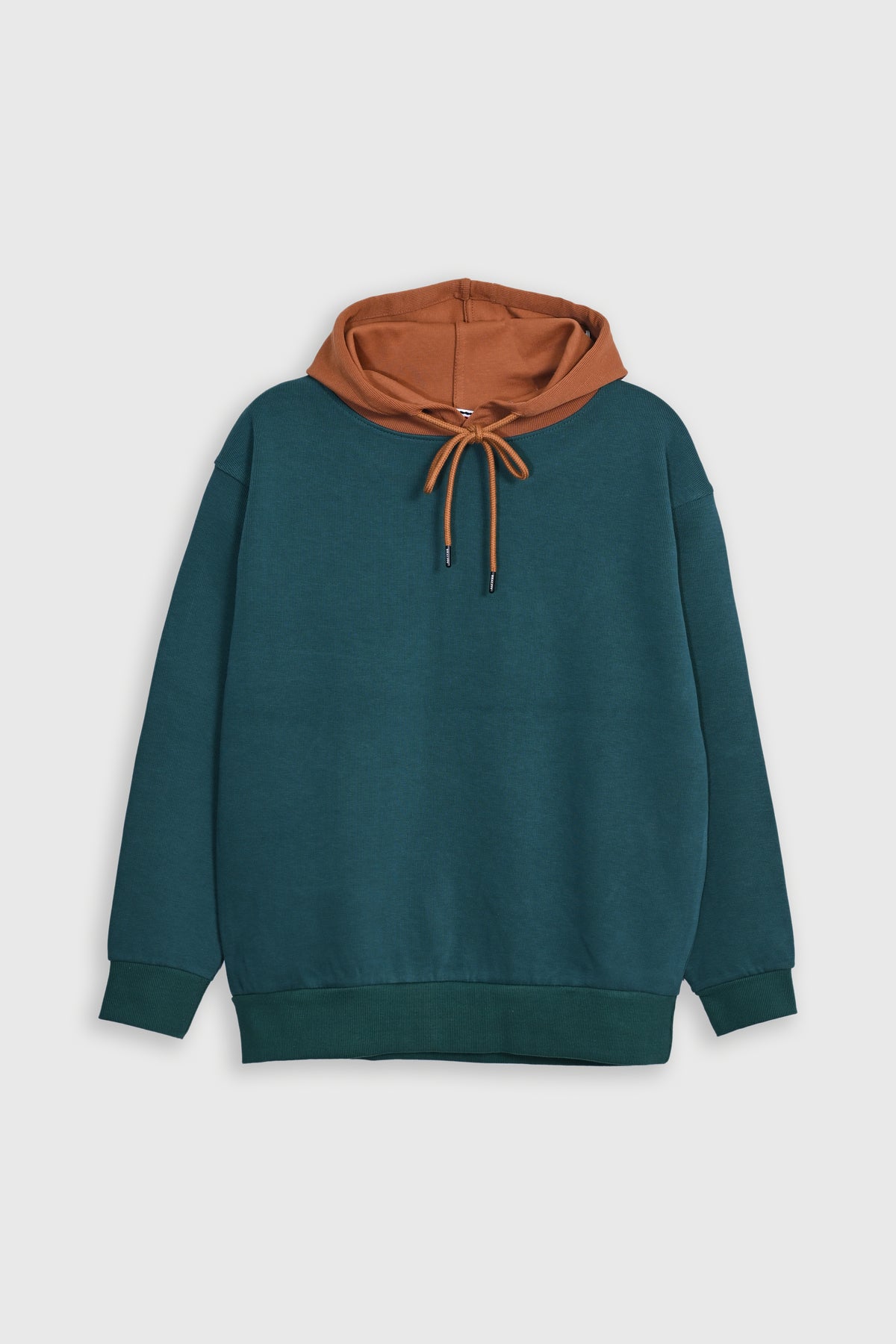 MEN CONTRAST GREEN HOODIE Reality