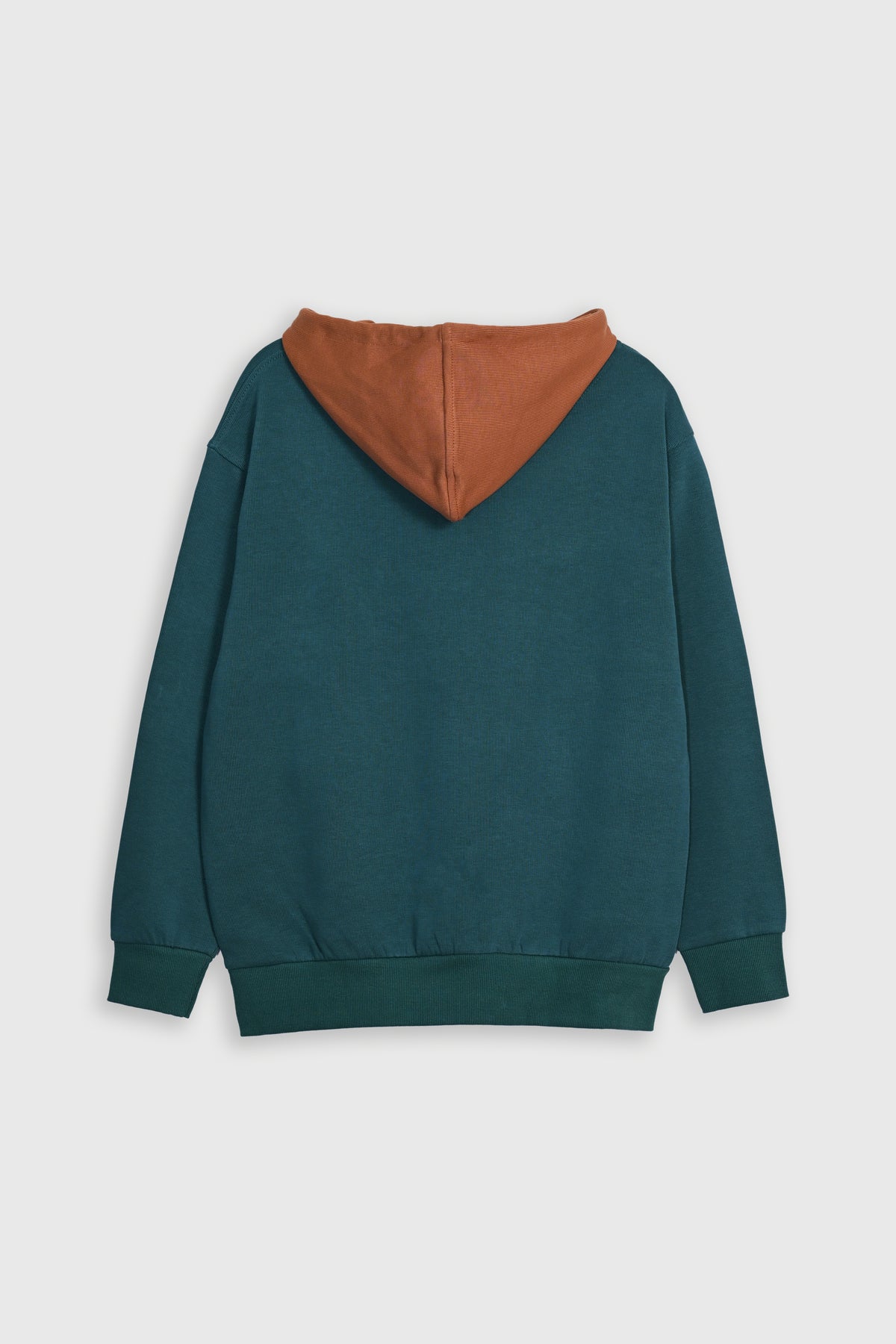 MEN CONTRAST GREEN HOODIE Reality