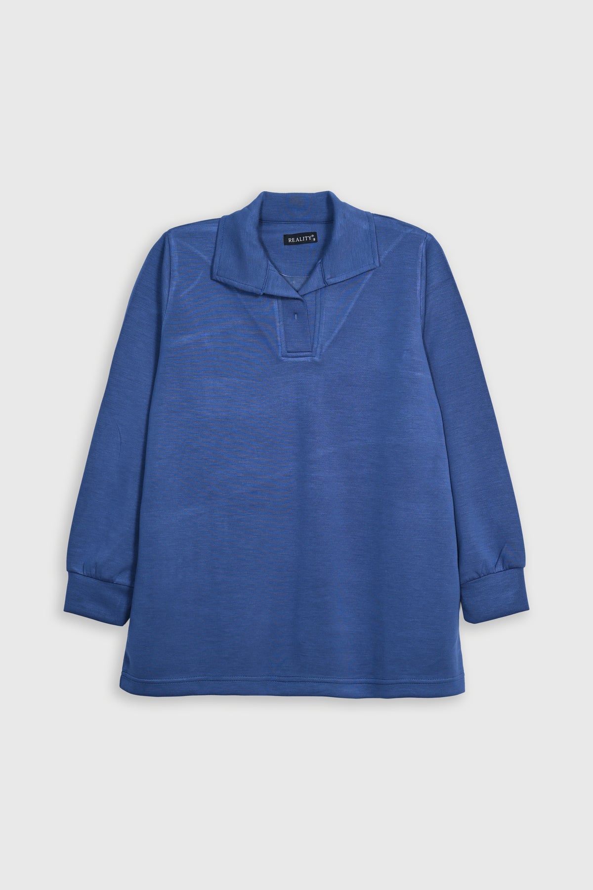 LADIES SOLID BEDFORD BLUE SUIT Reality